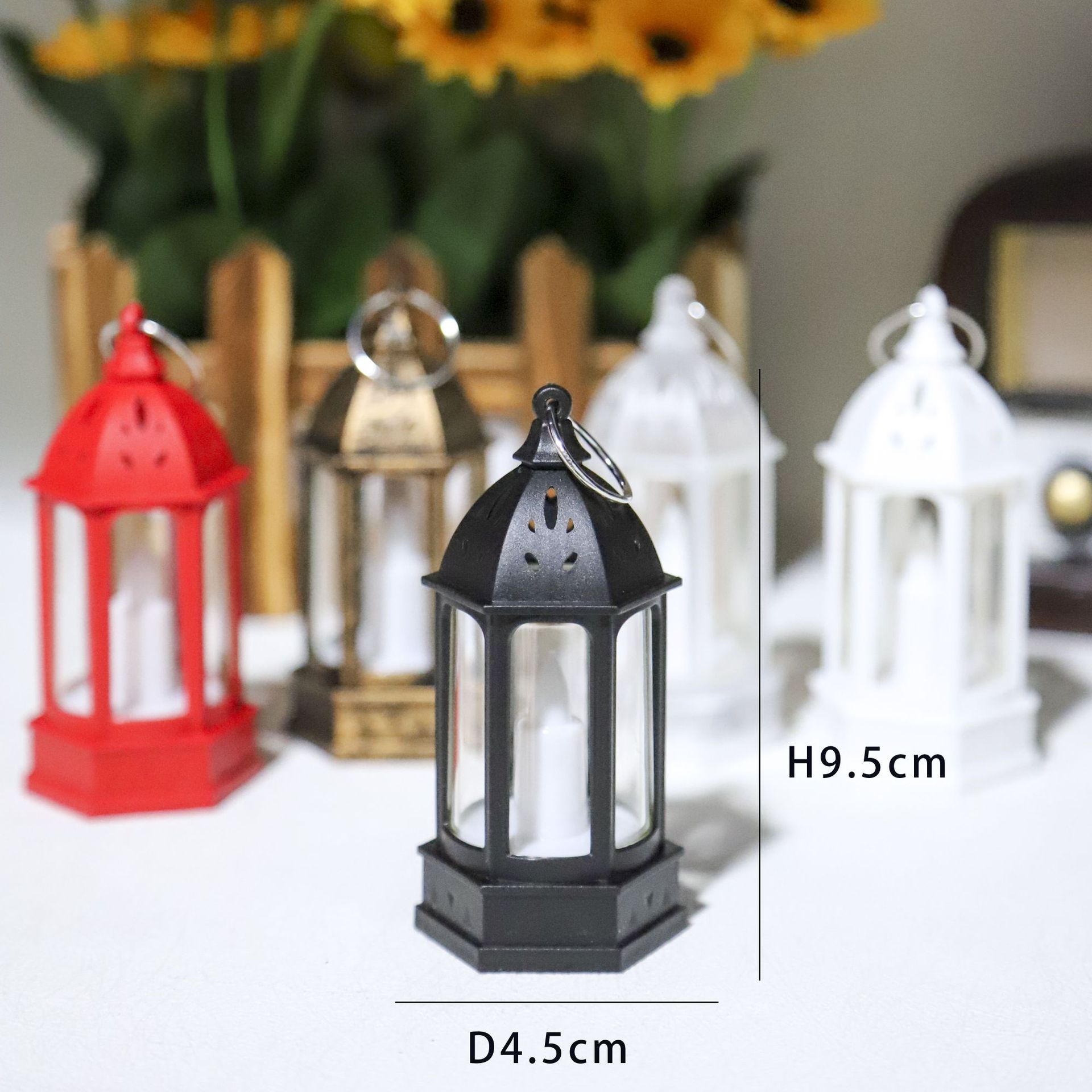 Silk Candle - Lampu Suasana Kreatif Mini Natal Retro