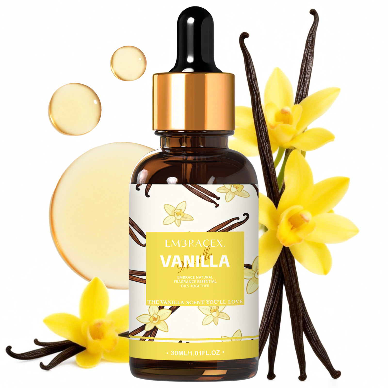 Silk Candle - 30ml Minyak Aroma Vanila Untuk Diffuser