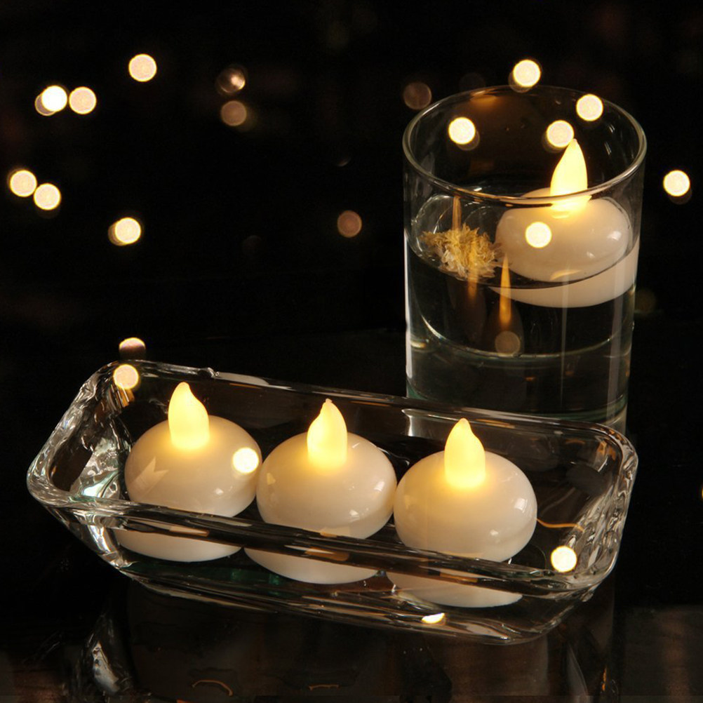Paraffin Wax - 12 Buah Lampu LED Tahan Air