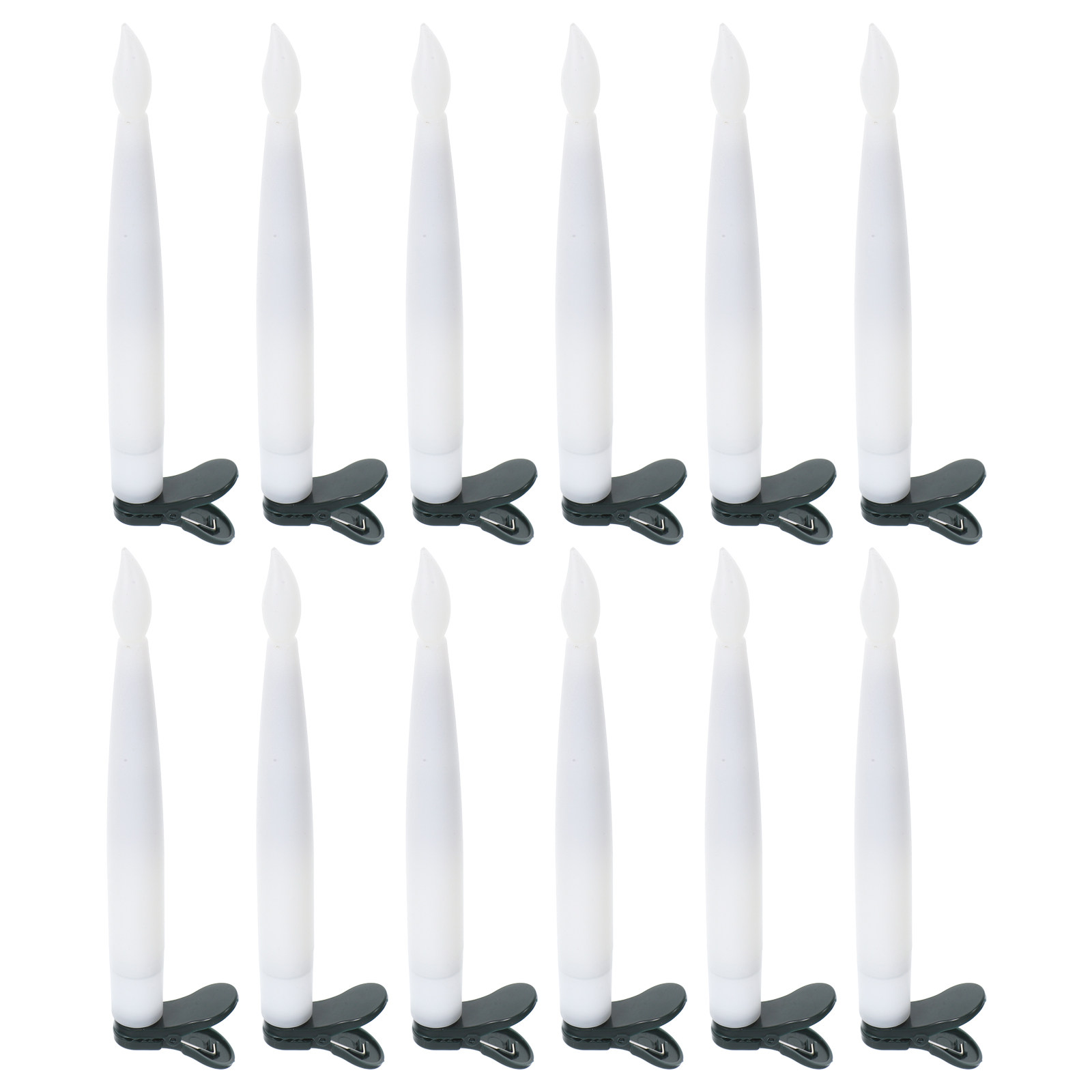 Paraffin Wax - 12 Set Lilin LED Pohon Natal,