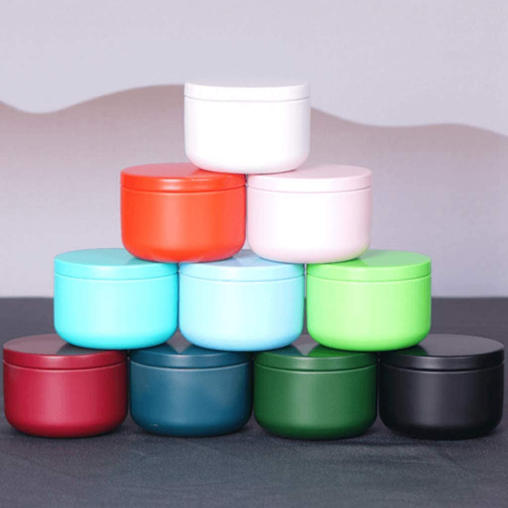 Candle Containers - Kaleng Teh dengan Tutup Kedap Udara
