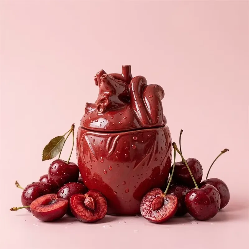 Candle Molds - Cetakan Lilin Hati Nicole dengan Tutup,