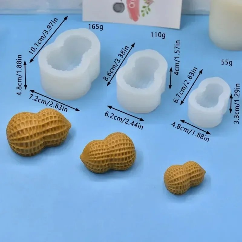 3 Buah Cetakan Silikon Kacang  - Candle Molds ulasan dan harga