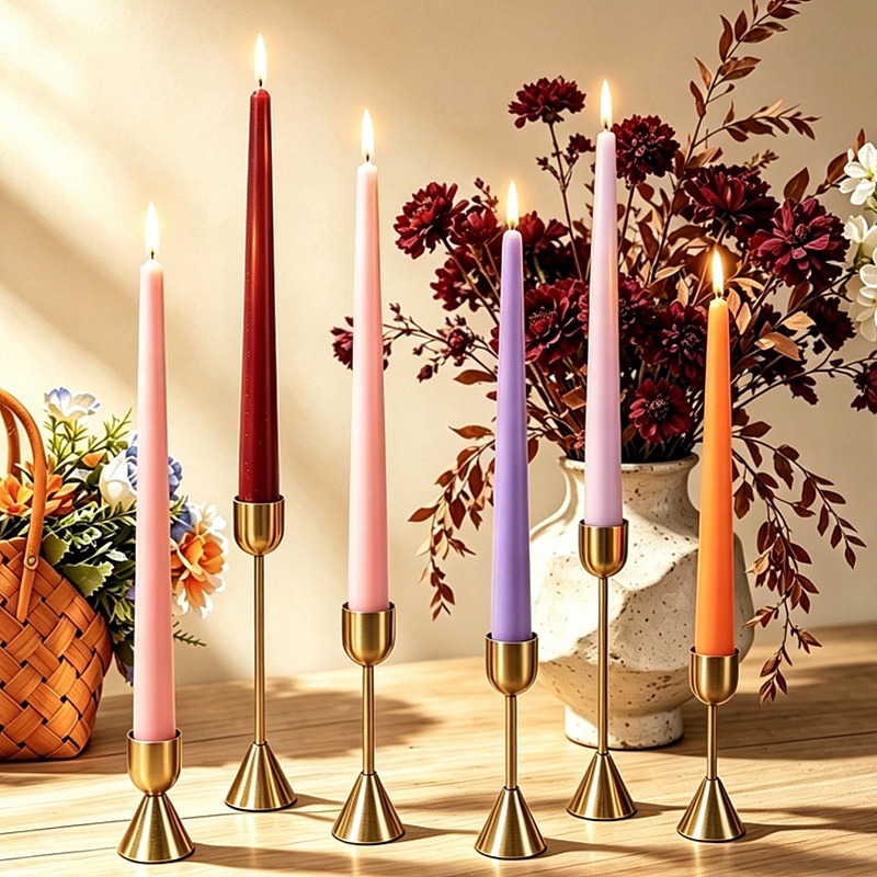 Lilin Bundar Warna Burgundy, L - Soy Wax ulasan dan harga