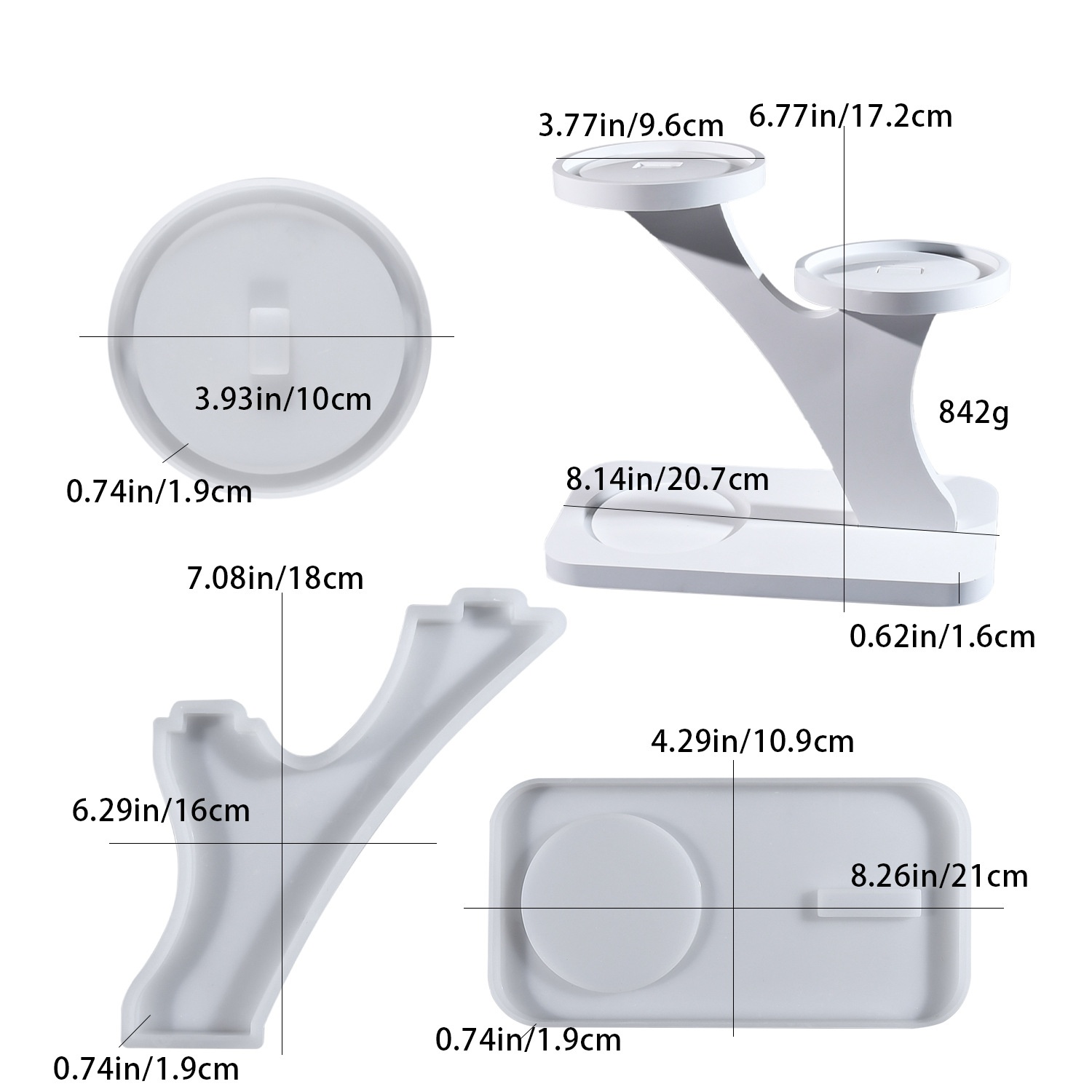 Cetakan resin epoksi DIY untuk - Candle Molds ulasan dan harga