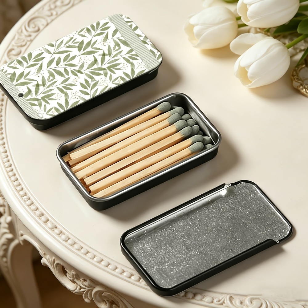 Kotak Korek Api Motif Daun Hij - Candle Lighter ulasan dan harga