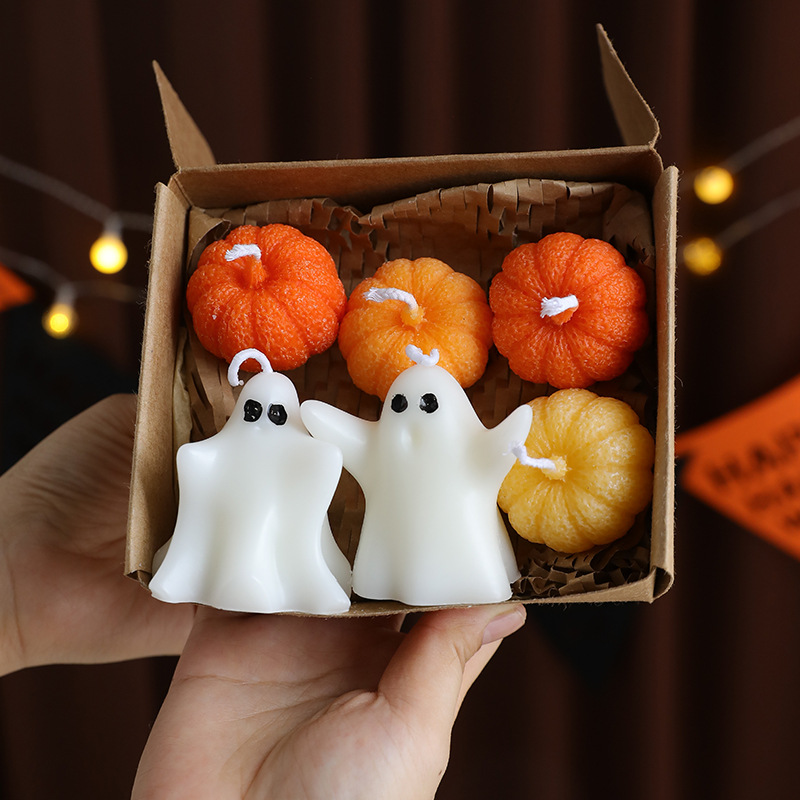 Kotak Hadiah Lilin Halloween,  - Candle Containers ulasan dan harga