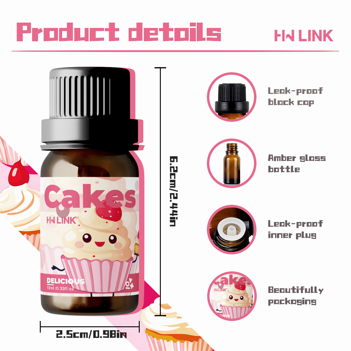 10ml Minyak Aroma Kue untuk Pe - Candle Fragrance ulasan dan harga
