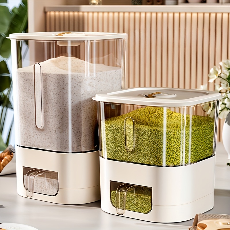 Dispenser Beras 14LB, Wadah Pe - Soy Wax ulasan dan harga