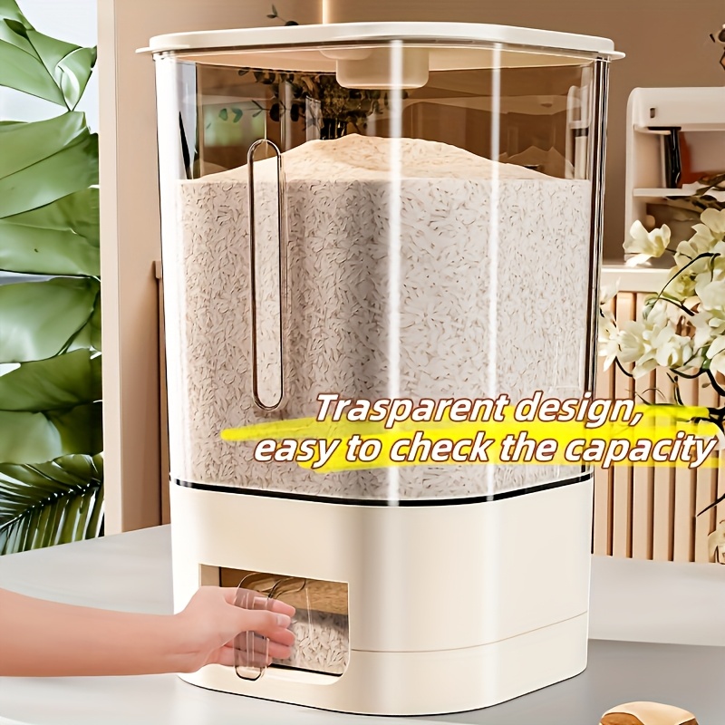 Dispenser Beras 14LB, Wadah Pe - Soy Wax ulasan dan harga