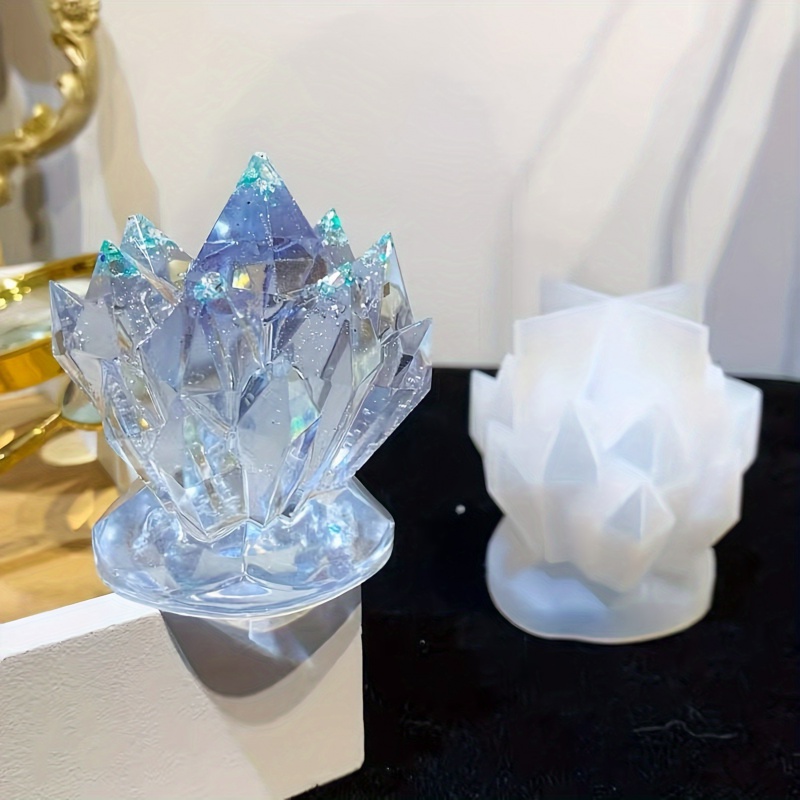 1 buah kumpulan kristal cetaka - Candle Molds ulasan dan harga