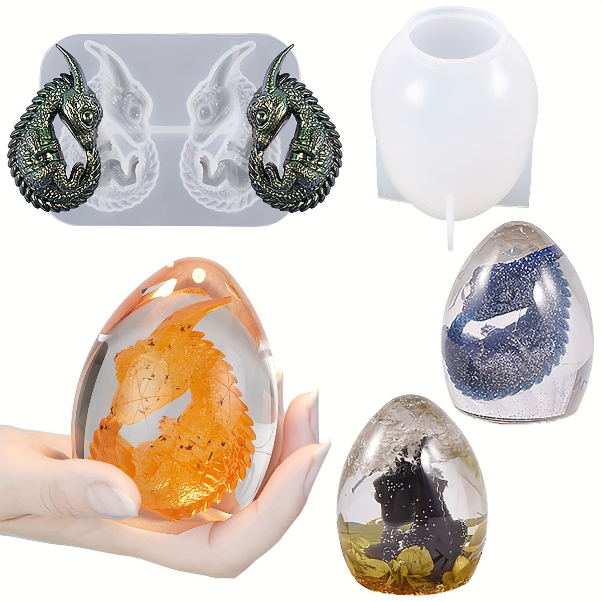 Cetakan Telur Naga Silikon, Se - Candle Making Kit ulasan dan harga