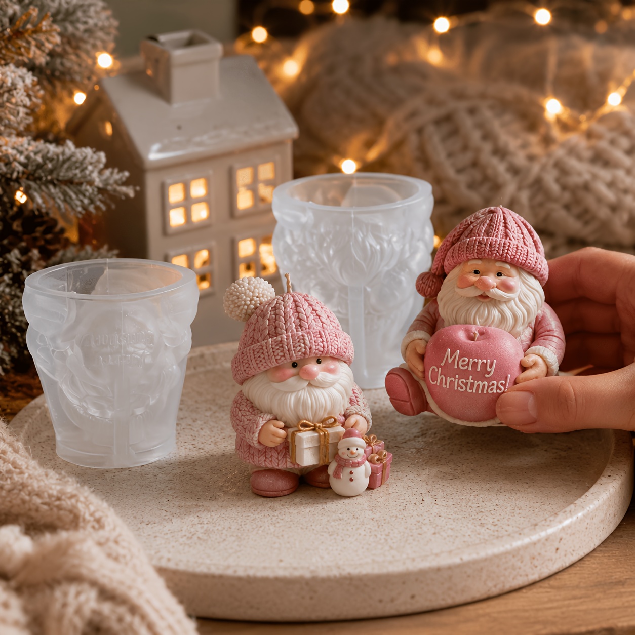 Cetakan Lilin Silikon Gnome Li - Candle Making Kit ulasan dan harga