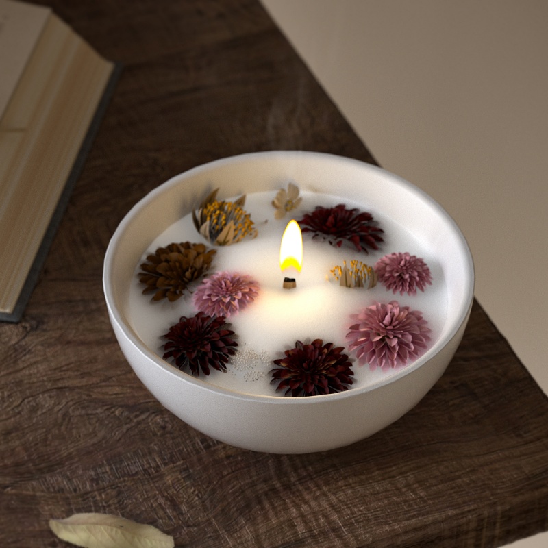 Mangkuk Lilin Bulat Cetakan Si - Candle Containers ulasan dan harga
