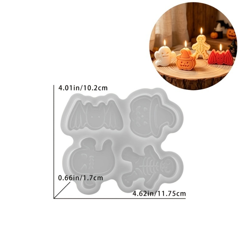 Set cetakan resin silikon 4 ro - Candle Molds ulasan dan harga