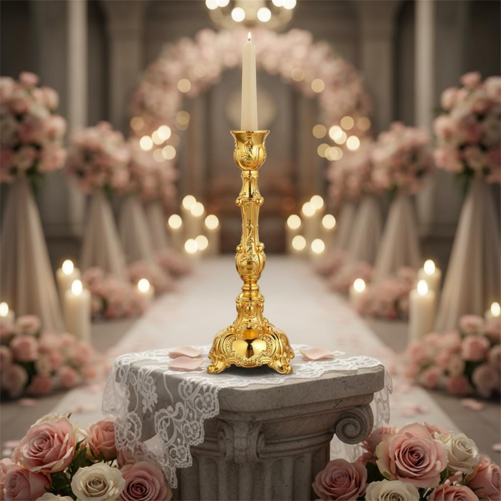 Tempat Lilin Logam Desain Erop - Paraffin Wax ulasan dan harga